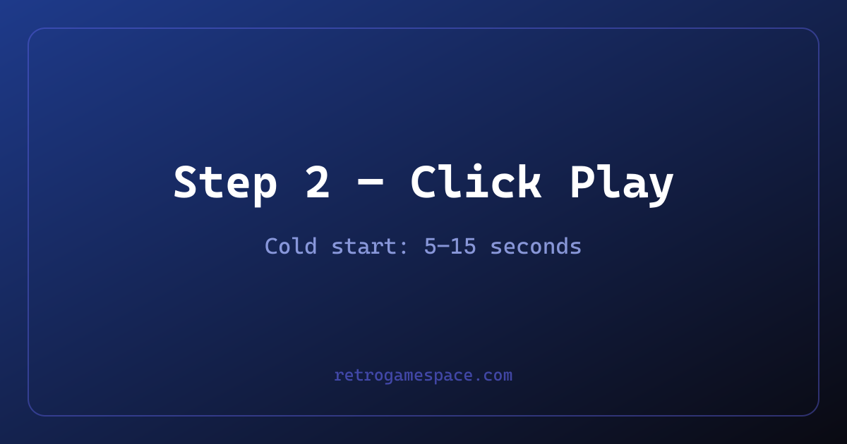 Click the Play button